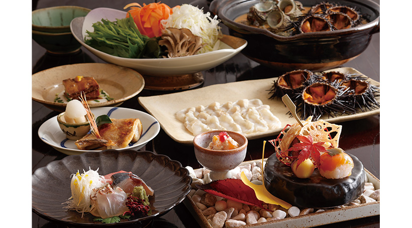 長州の磯守「萩のうにしゃぶ会席」と長門湯本温泉「別邸 音信」