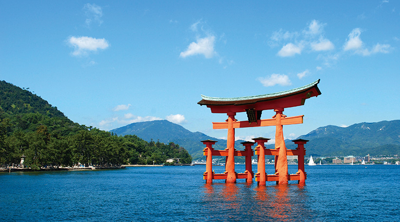 世界遺産 嚴島神社の初詣と広島湾に浮かぶ江田島を訪れる