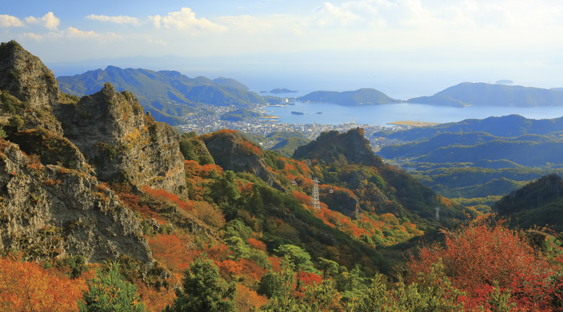 瀬戸内の風景と寒霞渓の渓谷美 小豆島と倉敷・京都の紅葉