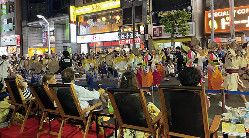 「東京高円寺阿波おどり」プレミアム観覧席