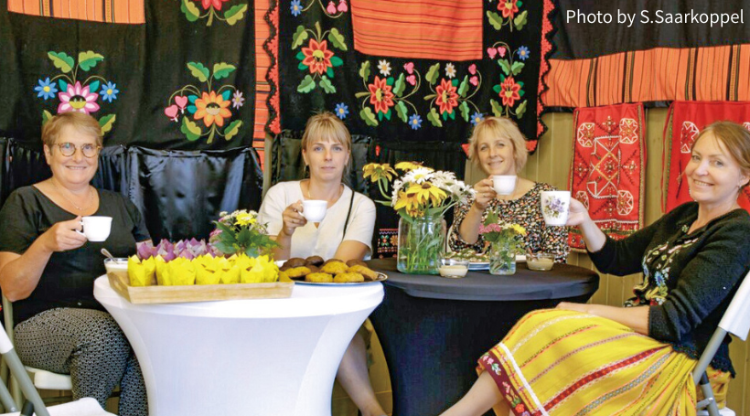 ムフ島の刺繍と女性たち