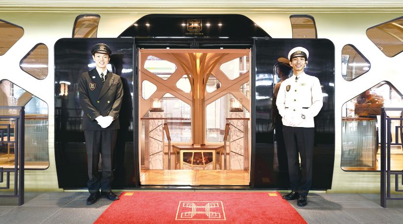 上野駅「四季島」専用ホーム