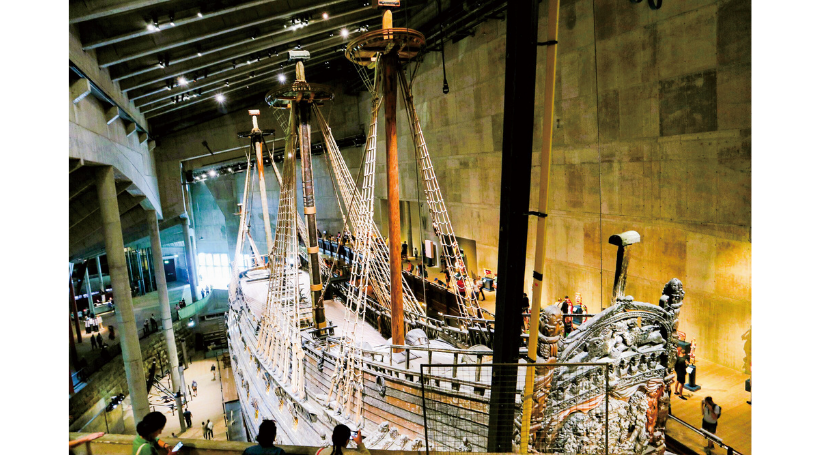 ヴァーサ号博物館（展示物一例）