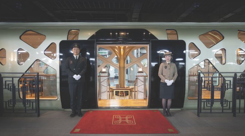 上野駅「四季島」専用ホーム