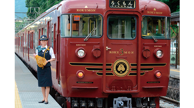 しなの鉄道の観光列車「ろくもん」